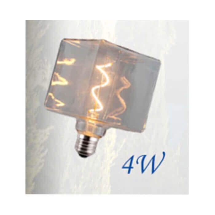 LAMPE FILAMENT LED VINTAGE 4W E27 CARREE - AMPOULE LED - Mr Bricolage : Outillage, Jardinage, Animalerie, Electricité