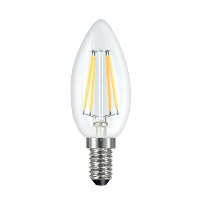 LAMPE LED FILAMENT BOUGIE 4W E14 JAUNE CLAIR - AMPOULE LED - Mr Bricolage : Outillage, Jardinage, Animalerie, Electricité