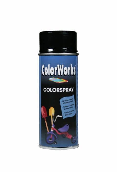 Peinture Spray Noir Mat 400ML - DIGEQ : Bricolage, Outillage, Jardinage,  Electroménager