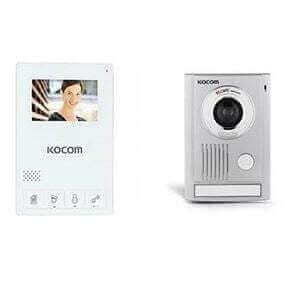 KIT VIDEOPHONE 1 POSTE LCD COULEUR BLANC KOCOM - Accessoire HIFI, TV et telephonie - Mr Bricolage : Outillage, Jardinage, Animalerie, Electricité