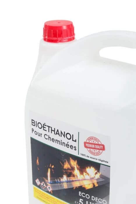 Vente bioethanol : achat bio ethanol liquide pour cheminée sans odeur