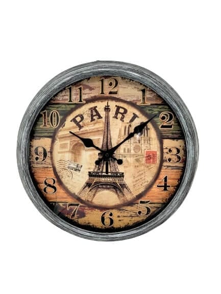 Horloge murale vintage paris
